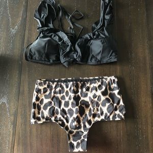 High Waisted Bathing Suit Never Worn